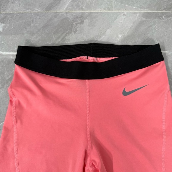 Women’s Nike Pro Dri-Fit 8” Compression Athletic Workout Shorts Medium - Picture 2 of 16